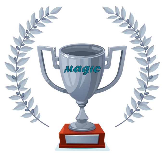 Silver trophy cup with laurel wreath. Winner award on white background. Silver goblet. Silver trophy cup with laurel wreath. Winner award on white background. Silver goblet. vector illustration